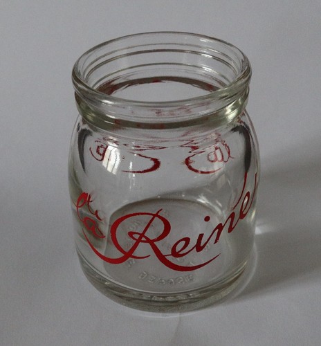 Ancien pot yaourt reine - pot,