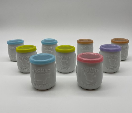 Pots yaourts maison - yaourts, en