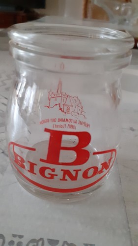Ancien pot yaourt bignon - pot, de