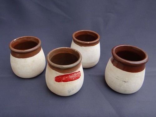 Anciens pot yaourt crème - 4,