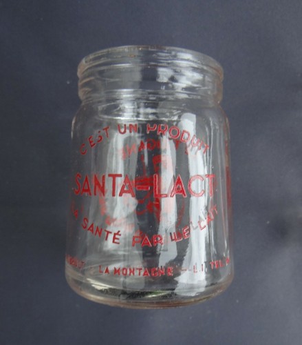 Ancien pot yaourt le - yaourt,